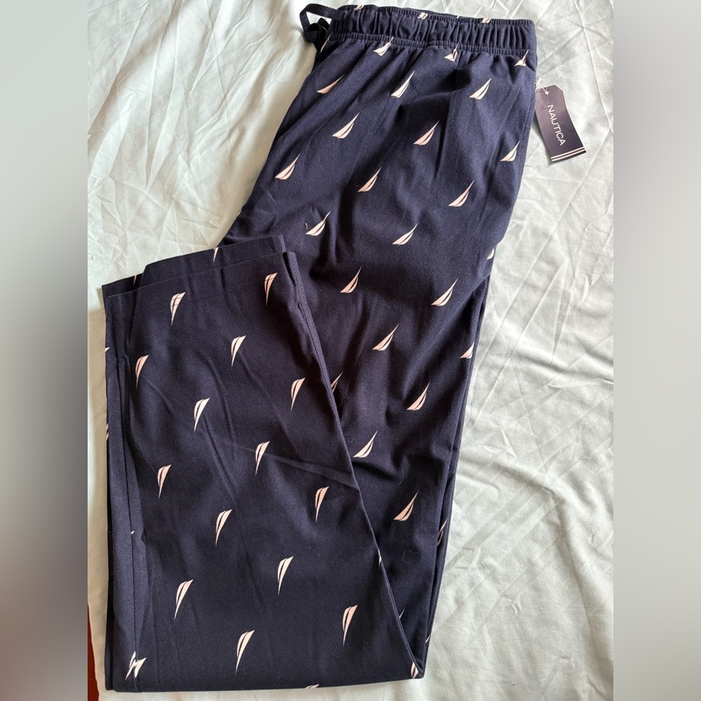 Nautica Navy pajamas with Pattern